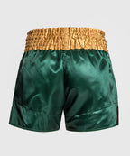 VENUM CLASSIC - SHORTS DA MUAY THAI VERDE-ORO-BIANCO