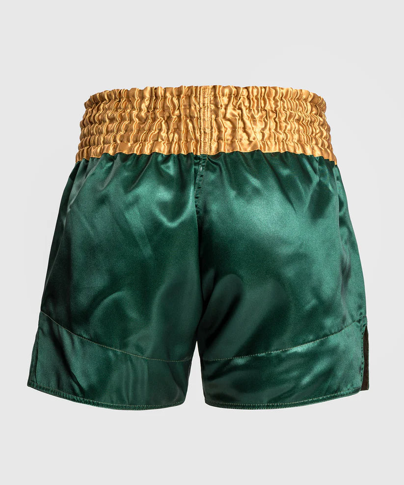 VENUM CLASSIC - SHORTS DA MUAY THAI VERDE-ORO-BIANCO