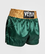 VENUM CLASSIC - SHORTS DA MUAY THAI VERDE-ORO-BIANCO