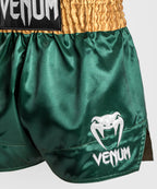 VENUM CLASSIC - SHORTS DA MUAY THAI VERDE-ORO-BIANCO