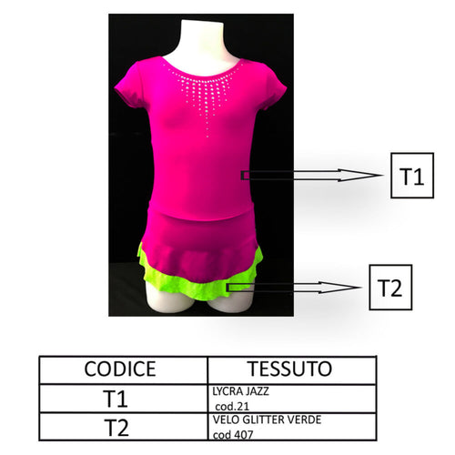 BODY RITMICA PASTORELLI MOD. VIVIENNE