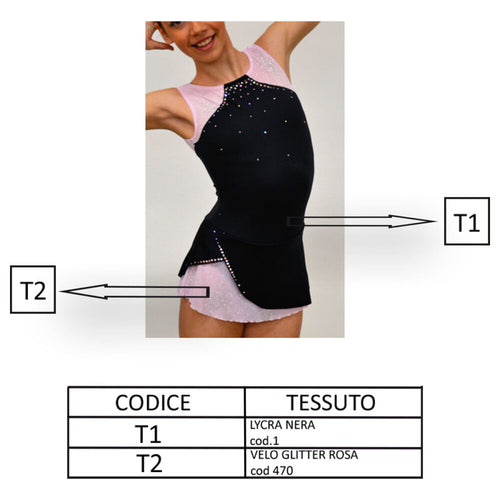 BODY RITMICA PASTORELLI MOD. CLARISSA