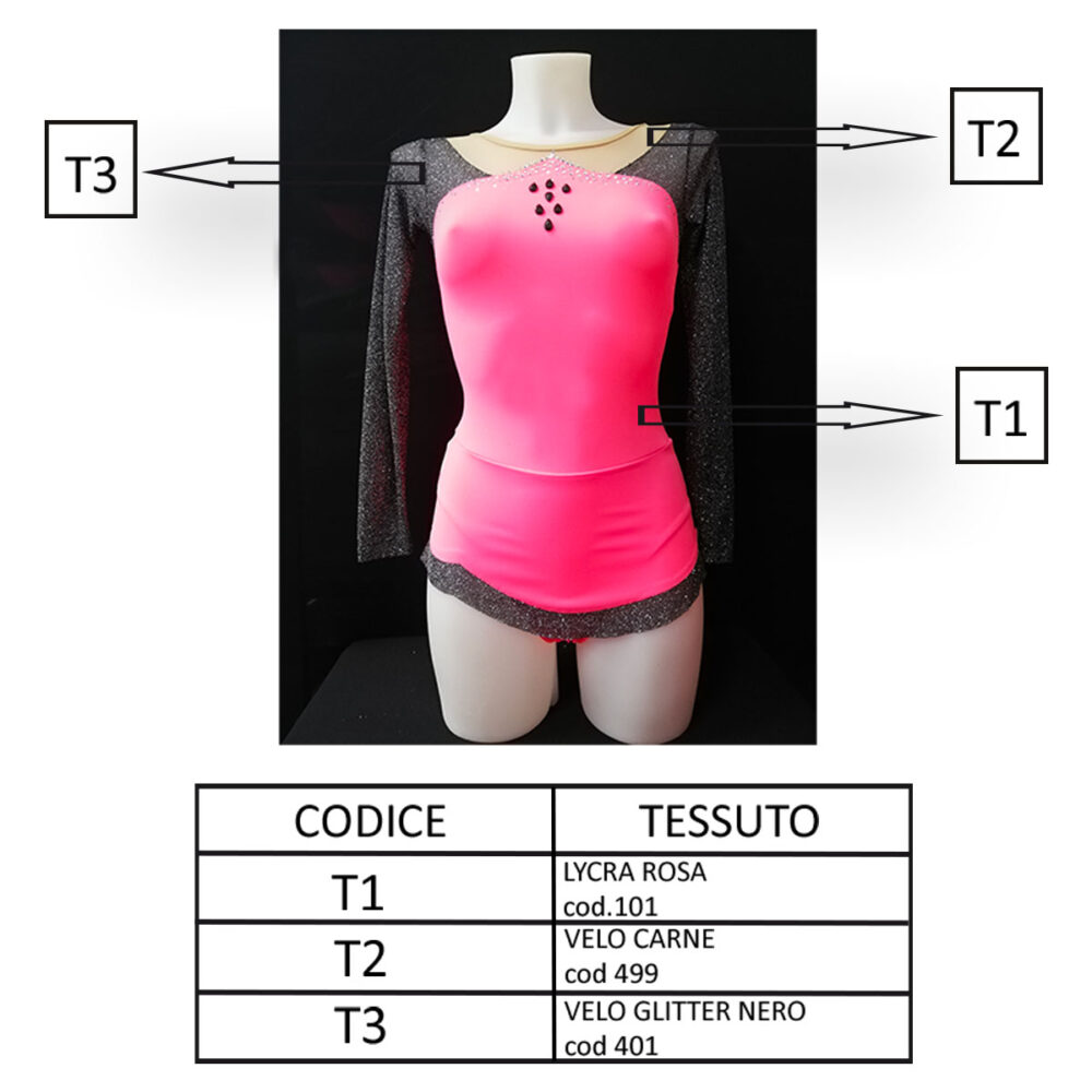 BODY RITMICA PASTORELLI MOD. AUDRY