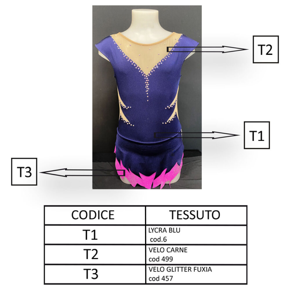 BODY RITMICA PASTORELLI MOD. MARLENE