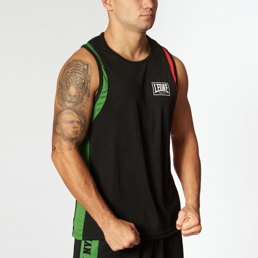 CANOTTA BOXE ITALIA LEONE
