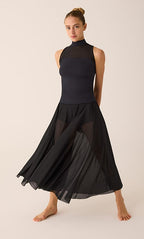 GONNA LUNGA FLUIDA IN TULLE PRIDANCE