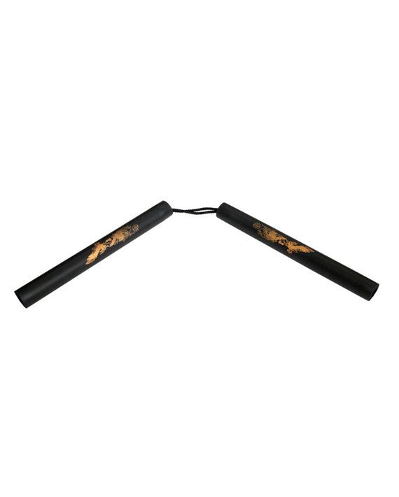 Nunchaku in gomma spugna con corda