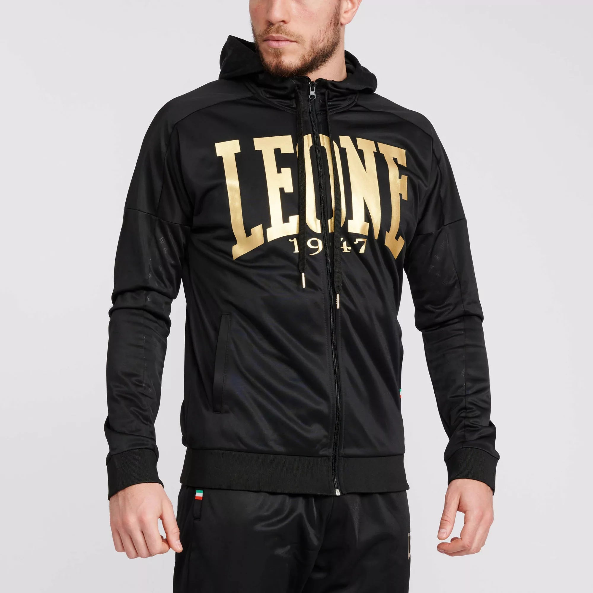 FELPA CON CAPPUCCIO DNA LEONE