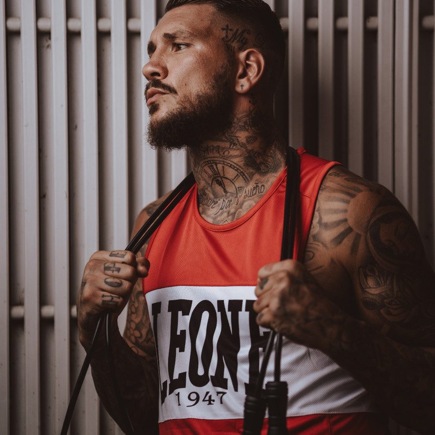 CANOTTA BOXE SHOCK LEONE