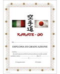 DIPLOMA GRADUAZIONE KARATE