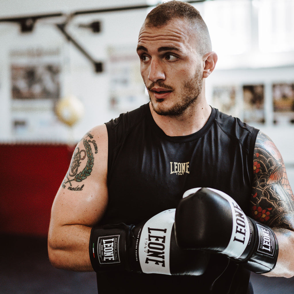 GUANTI BOXE SHOCK  LEONE