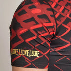 RASHGUARD MANICHE CORTE UOMO MMA CAGE LEONE