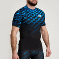 RASHGUARD MANICHE CORTE UOMO MMA CAGE LEONE