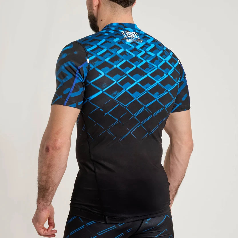 RASHGUARD MANICHE CORTE UOMO MMA CAGE LEONE