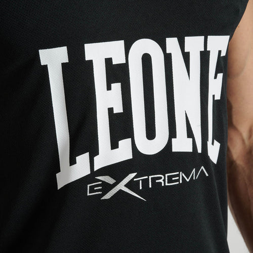 CANOTTA LOGO LEONE - NERO