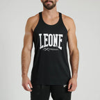 CANOTTA LOGO LEONE - NERO