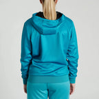 FELPA DONNA CON CAPPUCCIO LOGO LEONE