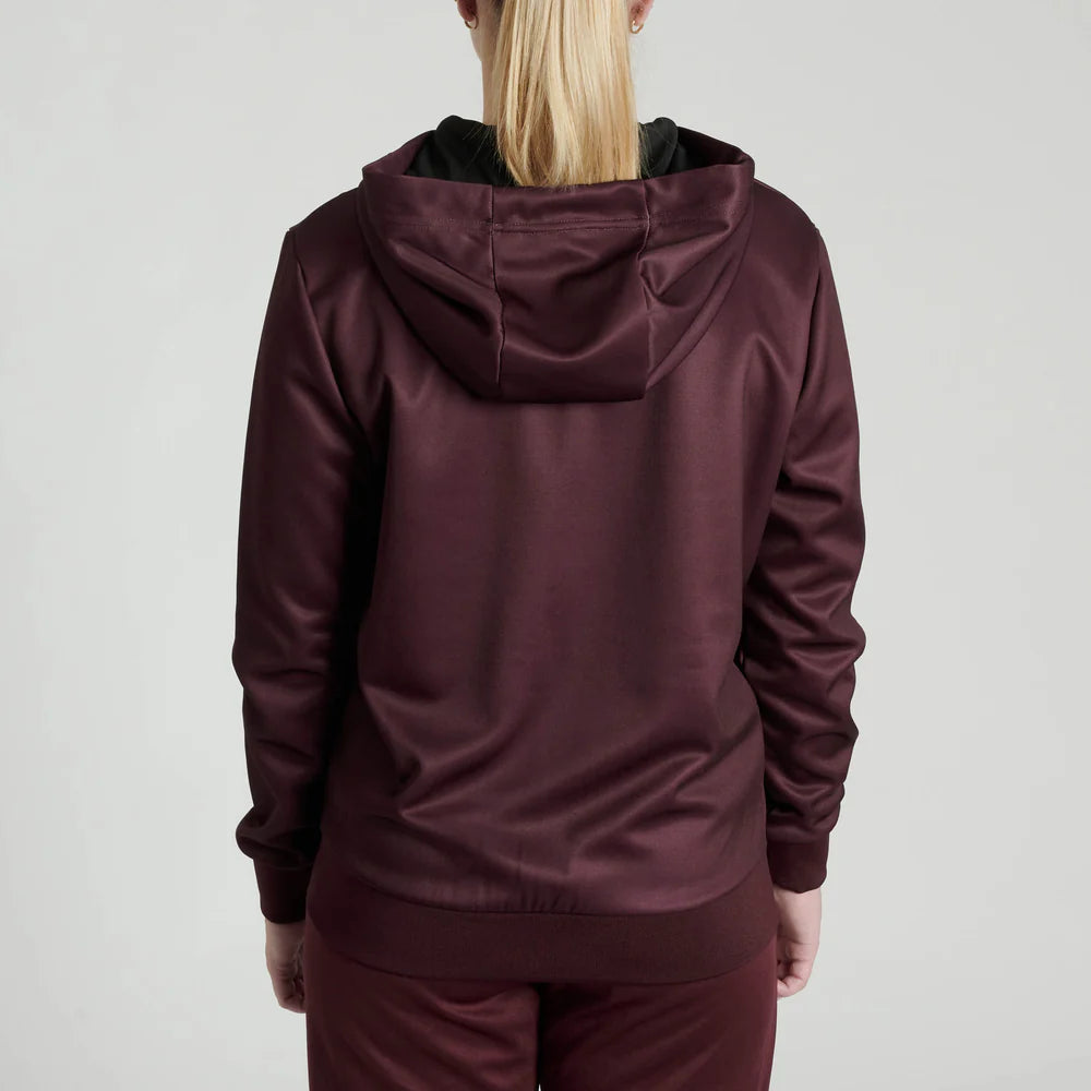 FELPA DONNA CON CAPPUCCIO LOGO LEONE