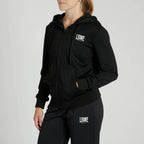 FELPA DONNA CON CAPPUCCIO LOGO LEONE