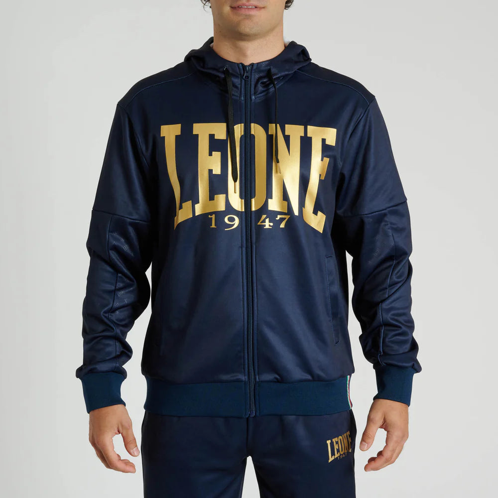 FELPA CON CAPPUCCIO DNA LEONE