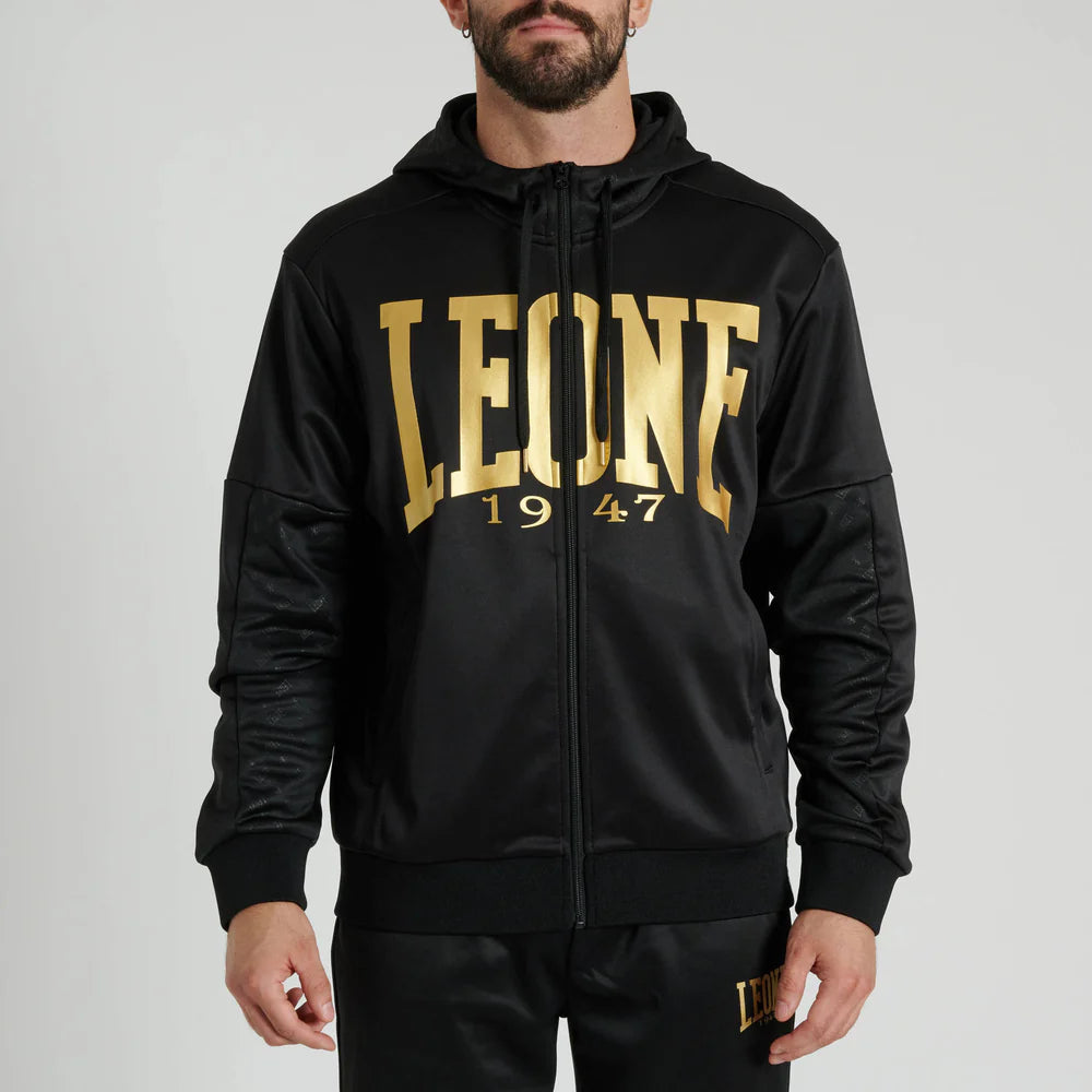 FELPA CON CAPPUCCIO DNA LEONE