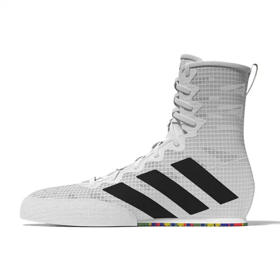 SCARPE ADIDAS BOX HOG 4 FTWWHT/CBLACK/FTWWHT