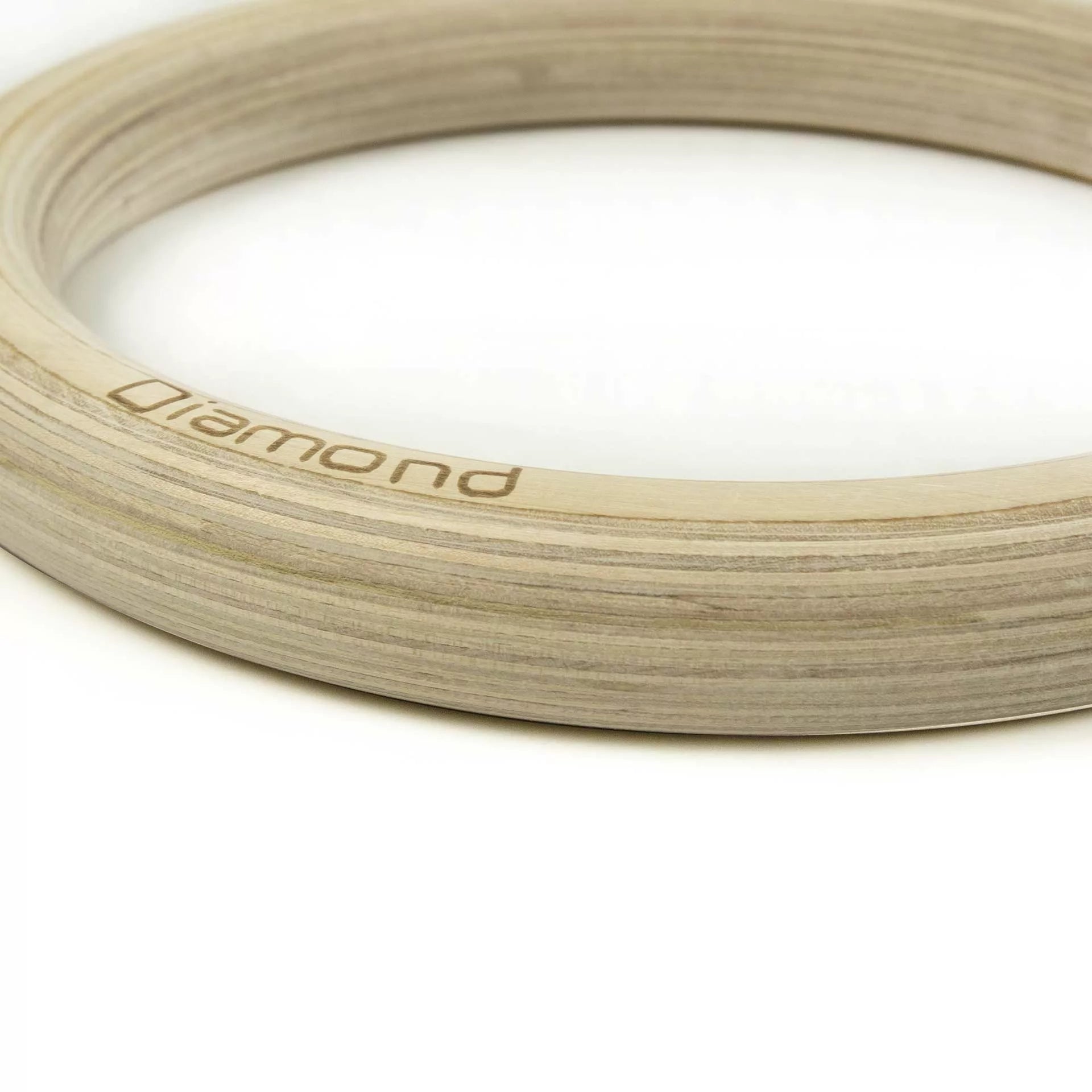 COPPIA ANELLI GINNASTICA IN LEGNO CON STRAP 3,8 MM DIAMOND