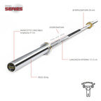 BILANCIERE OLIMPICO COMPETIZIONE – 220 CM JK FITNESS