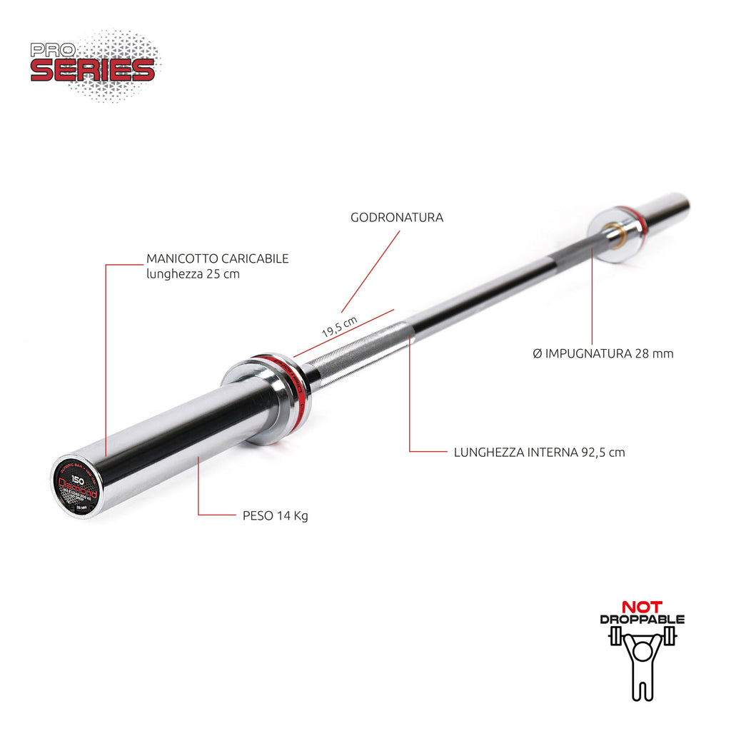 BILANCIERE OLIMPICO – 150 CM JK FITNESS