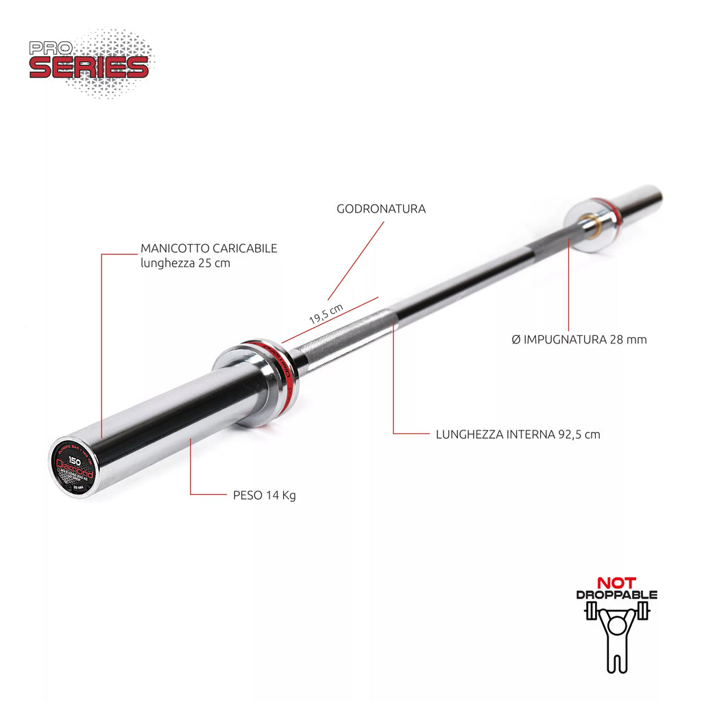 BILANCIERE OLIMPICO – 150 CM DIAMOND