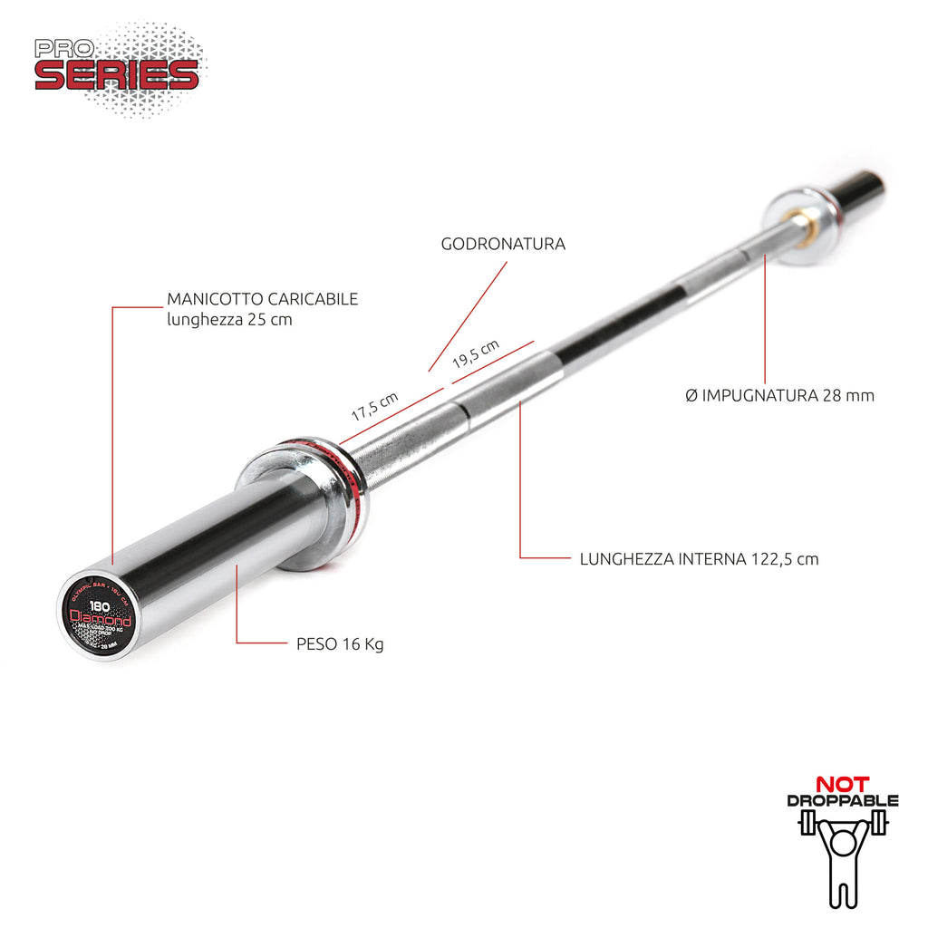 BILANCIERE OLIMPICO – 180 CM JK FITNESS