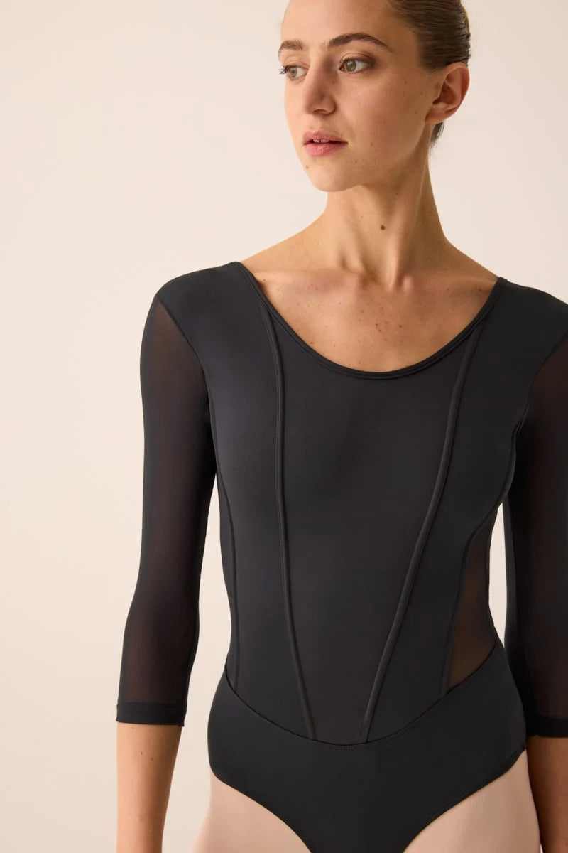 BODY CON CORPETTO IN MICROFIBRA - DANZA