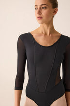 BODY CON CORPETTO IN MICROFIBRA - DANZA