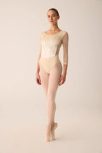BODY SCOLLO QUADRATO CORPETTO IN VELLUTO - DANZA