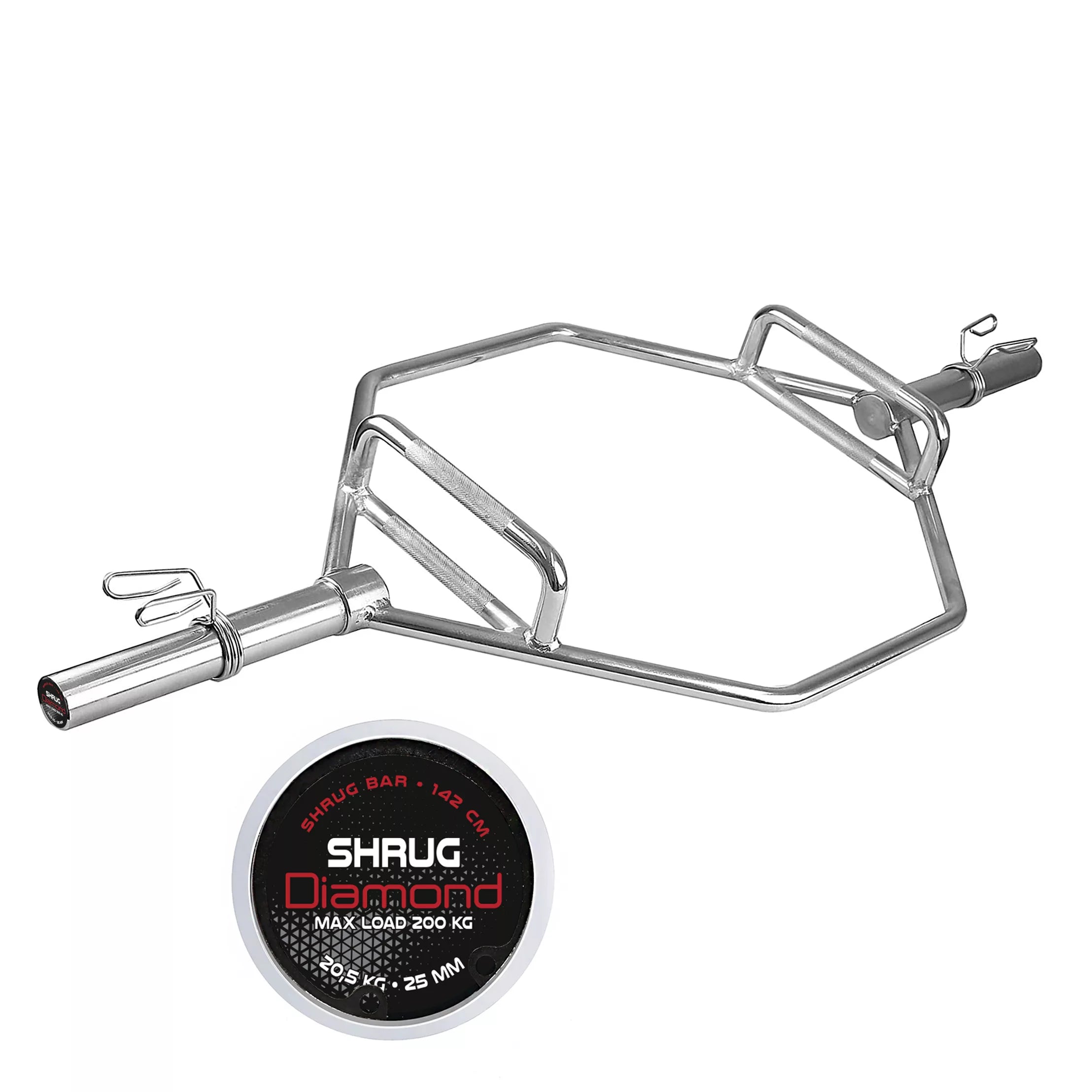 BILANCIERE OLIMPICO ESAGONALE – SHRUG BAR – 200 Kg