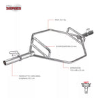 BILANCIERE OLIMPICO ESAGONALE – SHRUG BAR – 200 Kg