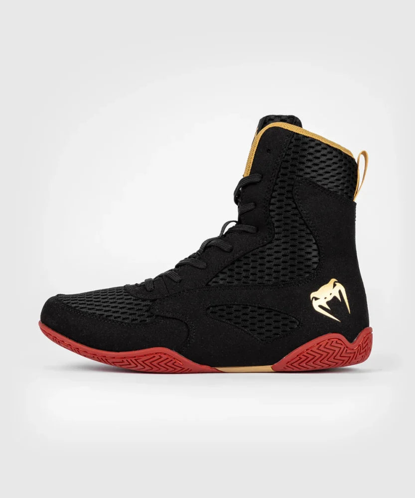 SCARPE DA BOXE VENUM MOD. CONTENDER - NERO/ROSSO/ORO