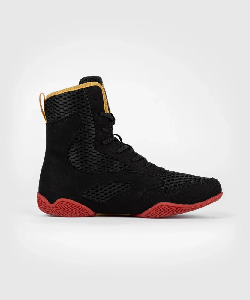 SCARPE DA BOXE VENUM MOD. CONTENDER - NERO/ROSSO/ORO