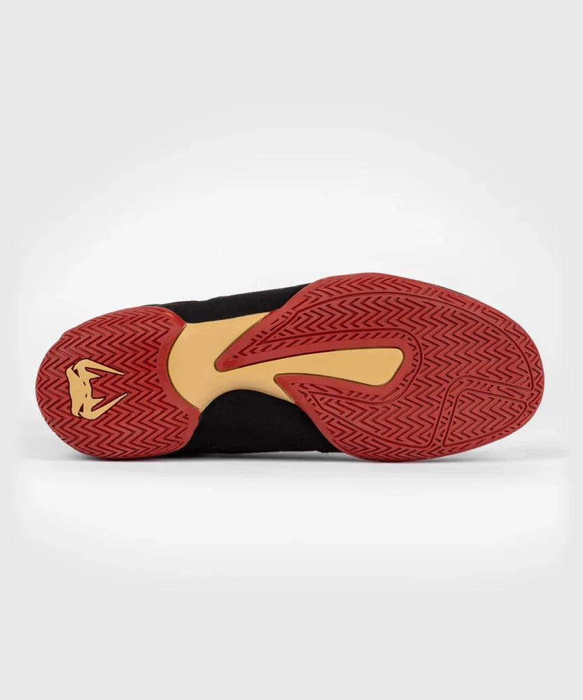 SCARPE DA BOXE VENUM MOD. CONTENDER - NERO/ROSSO/ORO