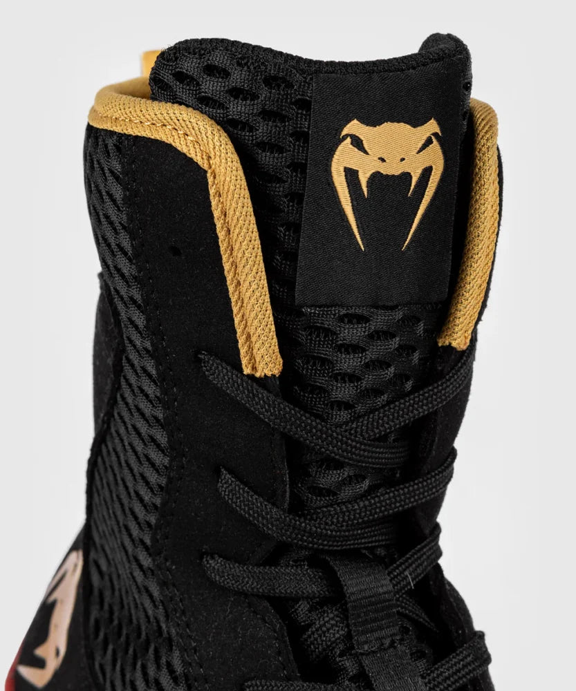 SCARPE DA BOXE VENUM MOD. CONTENDER - NERO/ROSSO/ORO