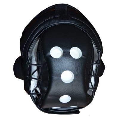 CASCO VANDAL CON GRATA E PROTEZIONE NUCA IN VINILE NERO