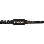 CINTURA DA 4 POLLICI IN PELLE IMBOTTITA PER IL SOLLEVAMENTO PESI RDX