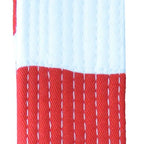 CINTURA ADIDAS 6° DAN BIANCA E ROSSA IN COTONE 100%
