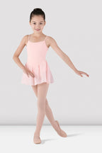 BODY DA BAMBINA A BRETELLINE CON GONNELLINO APPLICATO BLOCH MOD. BLOSSOM - DANZA