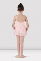 BODY DA BAMBINA A BRETELLINE CON GONNELLINO APPLICATO BLOCH MOD. BLOSSOM - DANZA