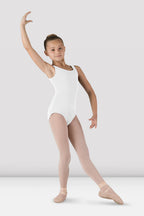 BODY DA BAMBINA A CONOTTA IN COTONE ELASTICIZZATO BLOCH - DANZA