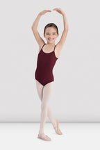BODY DA BAMBINA A BRETELLINE IN COTONE ELASTICIZZATO BLOCH MOD. PLIE - DANZA