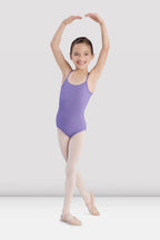 BODY DA BAMBINA A BRETELLINE IN COTONE ELASTICIZZATO BLOCH MOD. PLIE - DANZA