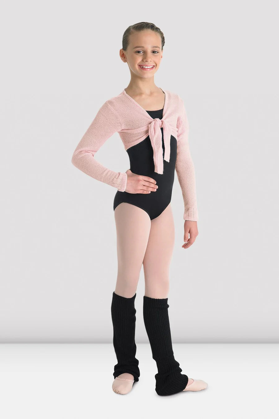 SCALDACUORE RAGAZZA ALLACCIATURA CRAVATTA BLOCH MOD. ELLA-GIRL OVER CARDIGAN