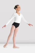 SCALDACUORE INCROCIATO FRONTALE PER RAGAZZE BLOCH MOD. CAMBRE -CROSSOVER CARDIGAN